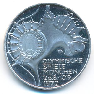 ФРГ, 10 марок (1972 г.)