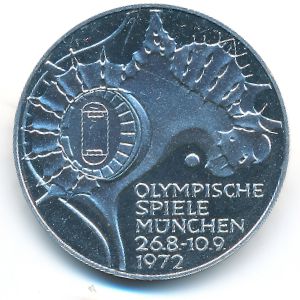 ФРГ, 10 марок (1972 г.)