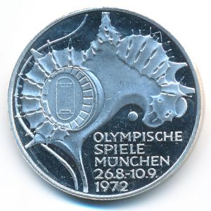 ФРГ, 10 марок (1972 г.)