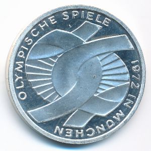 ФРГ, 10 марок (1972 г.)