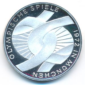ФРГ, 10 марок (1972 г.)