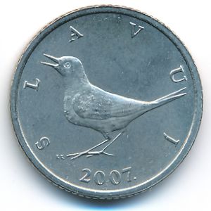 Croatia, 1 kuna, 2007