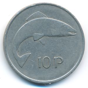 Ирландия, 10 пенсов (1969 г.)
