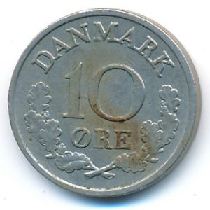 Дания, 10 эре (1972 г.)