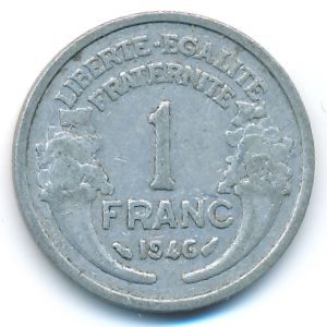 Франция, 1 франк (1946 г.)