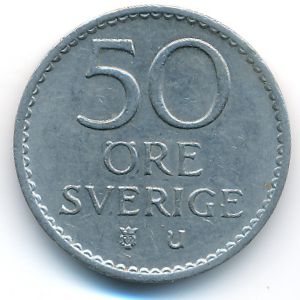 Швеция, 50 эре (1972 г.)