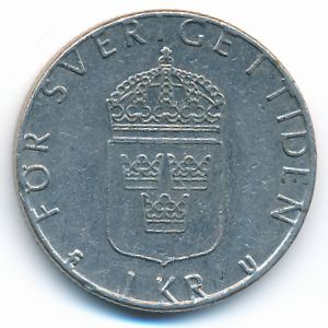 Швеция, 1 крона (1979 г.)