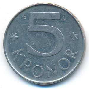 Швеция, 5 крон (1983 г.)