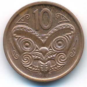 Новая Зеландия, 10 центов (2006 г.)