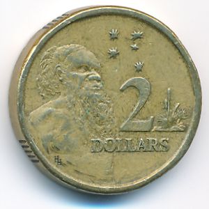 Австралия, 2 доллара (1988 г.)