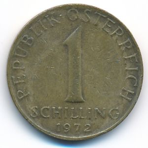 Австрия, 1 шиллинг (1972 г.)