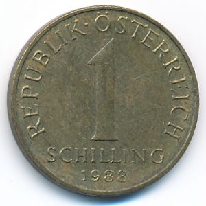 Австрия, 1 шиллинг (1988 г.)
