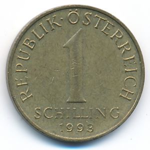 Австрия, 1 шиллинг (1993 г.)