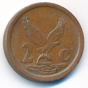 ЮАР, 2 цента (1992 г.)