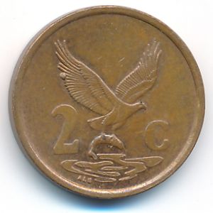 ЮАР, 2 цента (2000 г.)