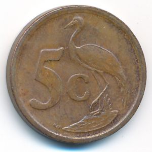 South Africa, 5 cents, 2003