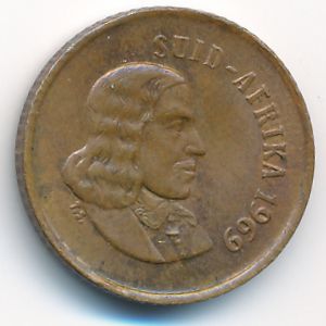ЮАР, 1 цент (1969 г.)