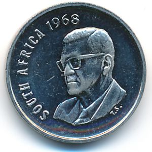 South Africa, 5 cents, 1968