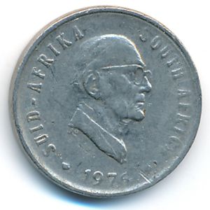 South Africa, 5 cents, 1976