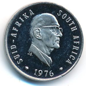 South Africa, 5 cents, 1976