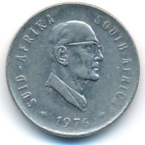 South Africa, 5 cents, 1976