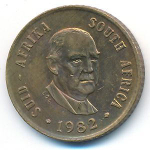 ЮАР, 1 цент (1982 г.)