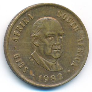 ЮАР, 1 цент (1982 г.)