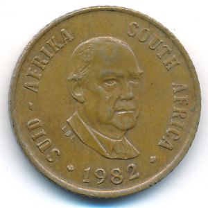 ЮАР, 1 цент (1982 г.)