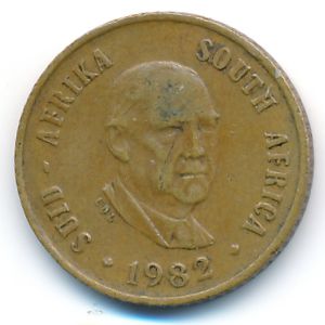 ЮАР, 1 цент (1982 г.)