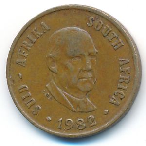 ЮАР, 1 цент (1982 г.)