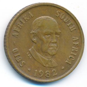 ЮАР, 1 цент (1982 г.)