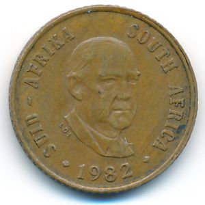 ЮАР, 1 цент (1982 г.)