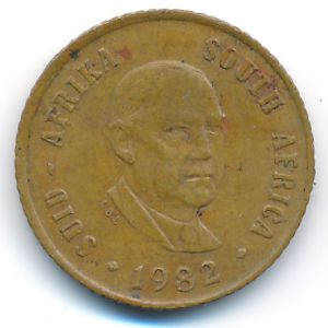 ЮАР, 1 цент (1982 г.)