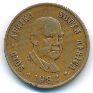 ЮАР, 1 цент (1982 г.)