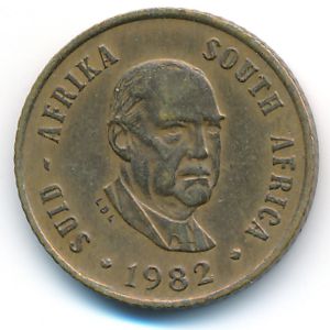 ЮАР, 1 цент (1982 г.)