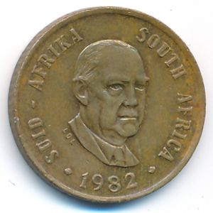 ЮАР, 1 цент (1982 г.)