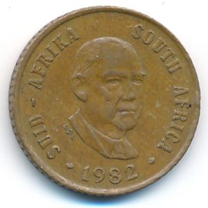 ЮАР, 1 цент (1982 г.)