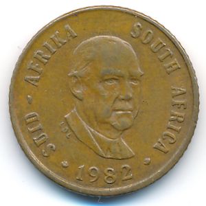 ЮАР, 1 цент (1982 г.)