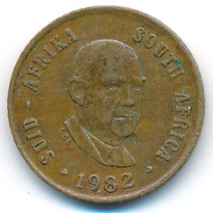 ЮАР, 1 цент (1982 г.)