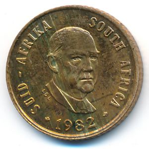 ЮАР, 1 цент (1982 г.)