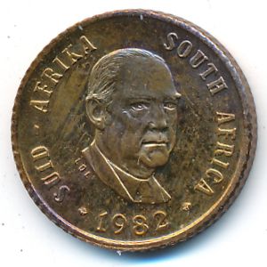 ЮАР, 1 цент (1982 г.)