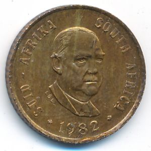 ЮАР, 1 цент (1982 г.)