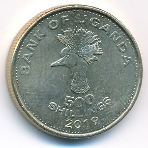 Уганда, 500 шиллингов (2019 г.)