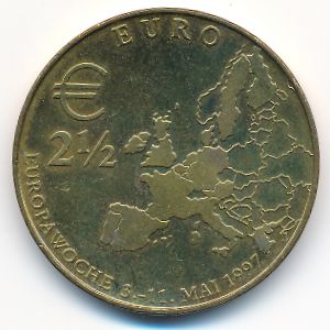 Germany., 2.5 euro, 1997