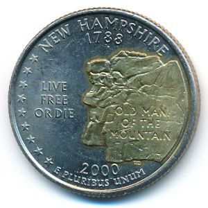 США, 1/4 доллара (2000 г.)