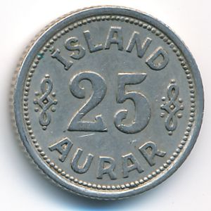 Исландия, 25 эйре (1940 г.)