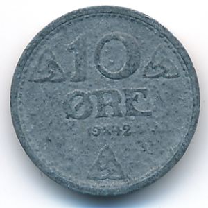 Норвегия, 10 эре (1942 г.)