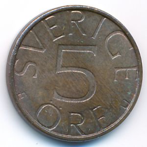 Швеция, 5 эре (1981 г.)