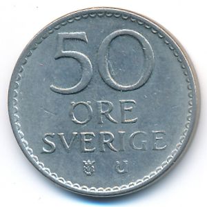Швеция, 50 эре (1972 г.)