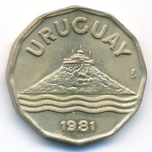 Уругвай, 20 сентесимо (1981 г.)